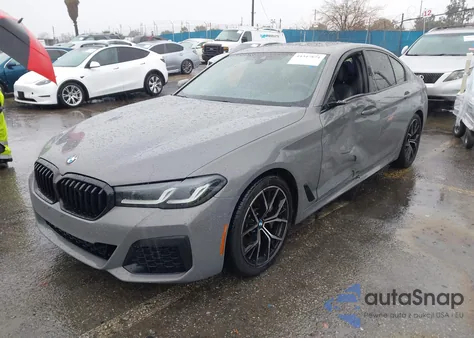 2021 BMW 530I z USA, uszkodzony, nr VIN WBA53BH00MCF35086